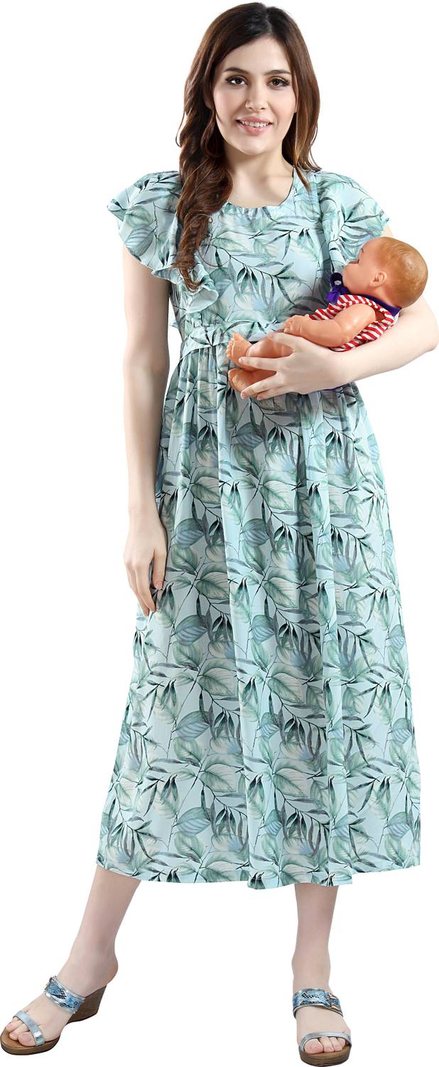 AV2 Women Floral Print A-line Kurta