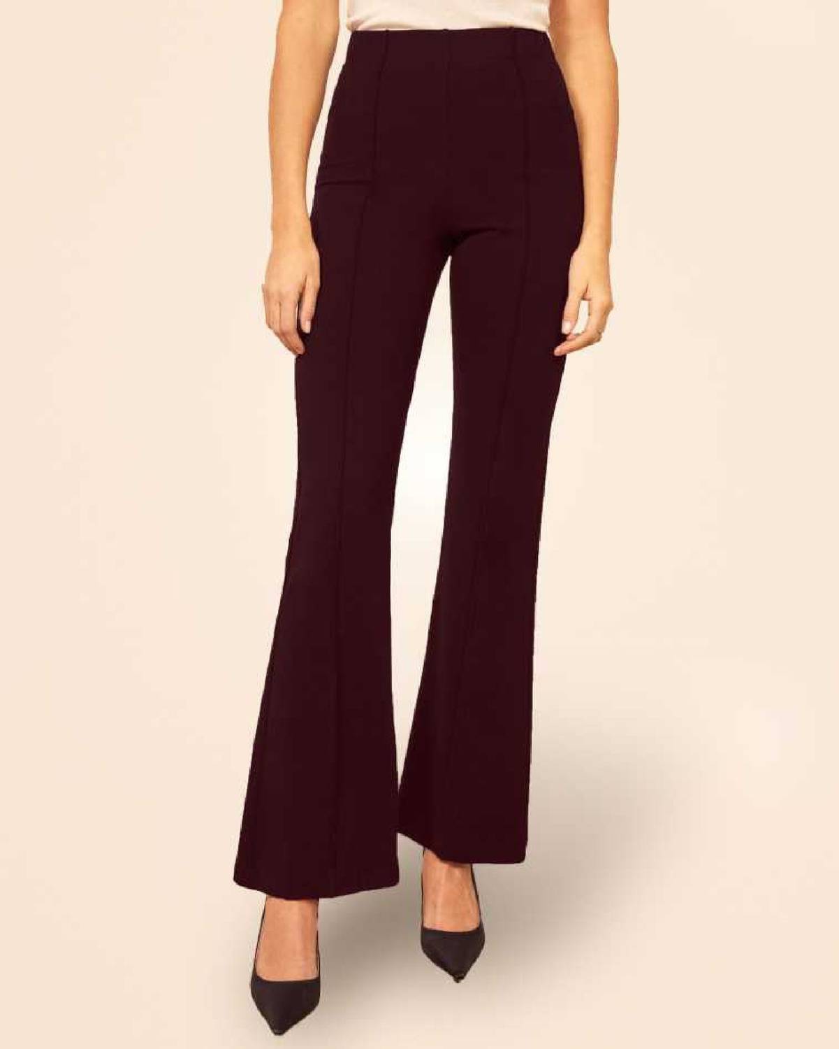 TANDUL Regular Fit Women Maroon Trousers