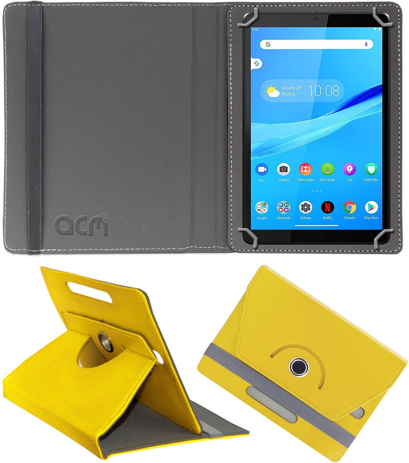 ACM Flip Cover for Lenovo Tab M8 2nd Gen 8 inch