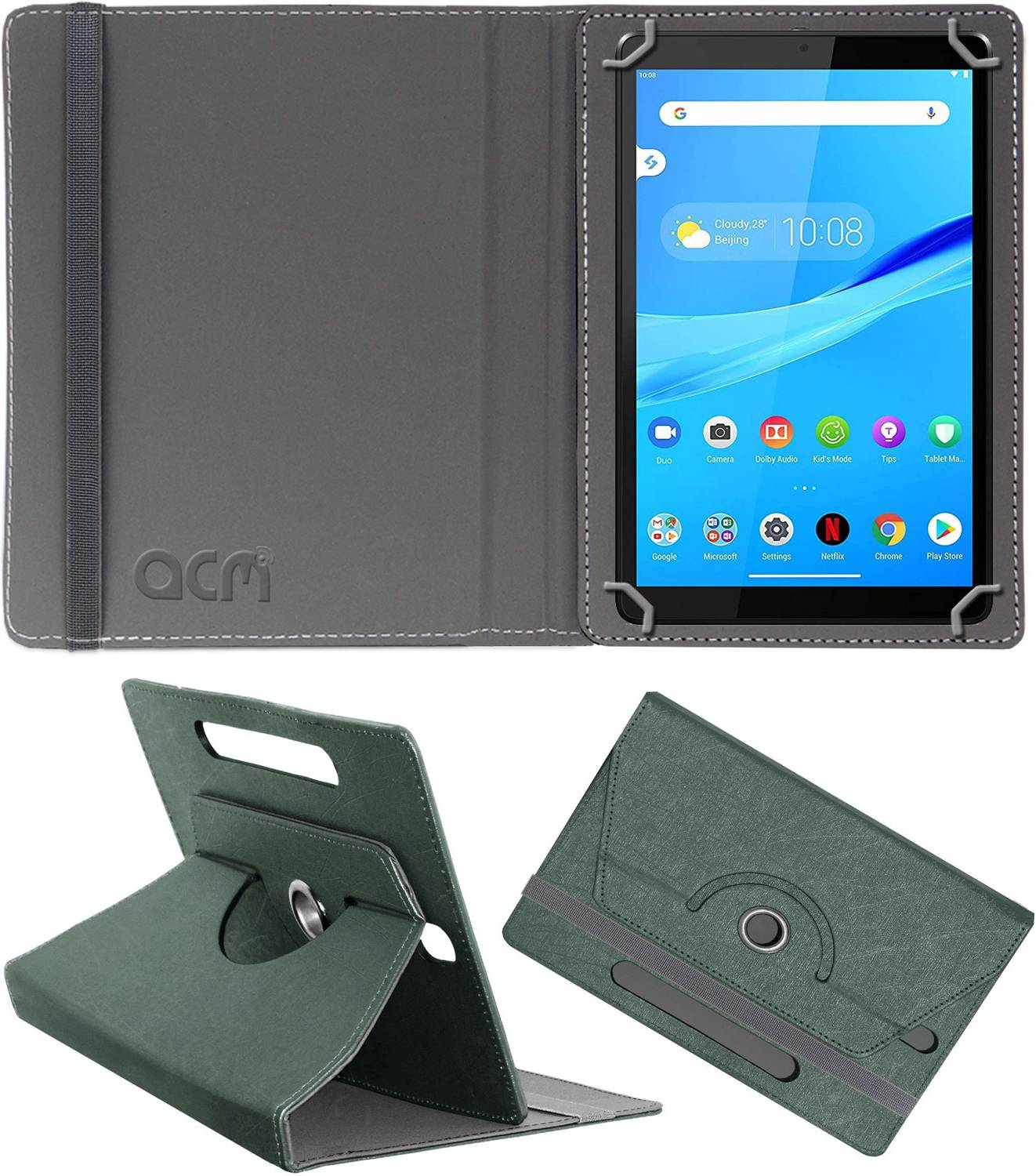 ACM Flip Cover for Lenovo Tab M8 2nd Gen 8 inch