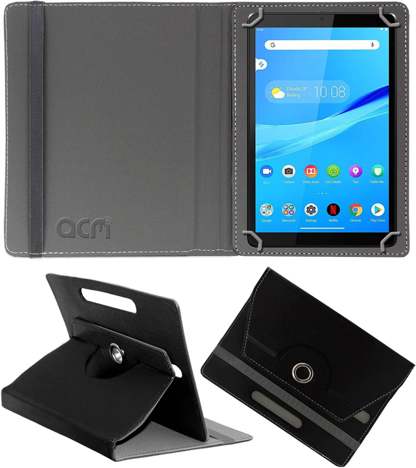 ACM Flip Cover for Lenovo Tab M8 2nd Gen 8 inch