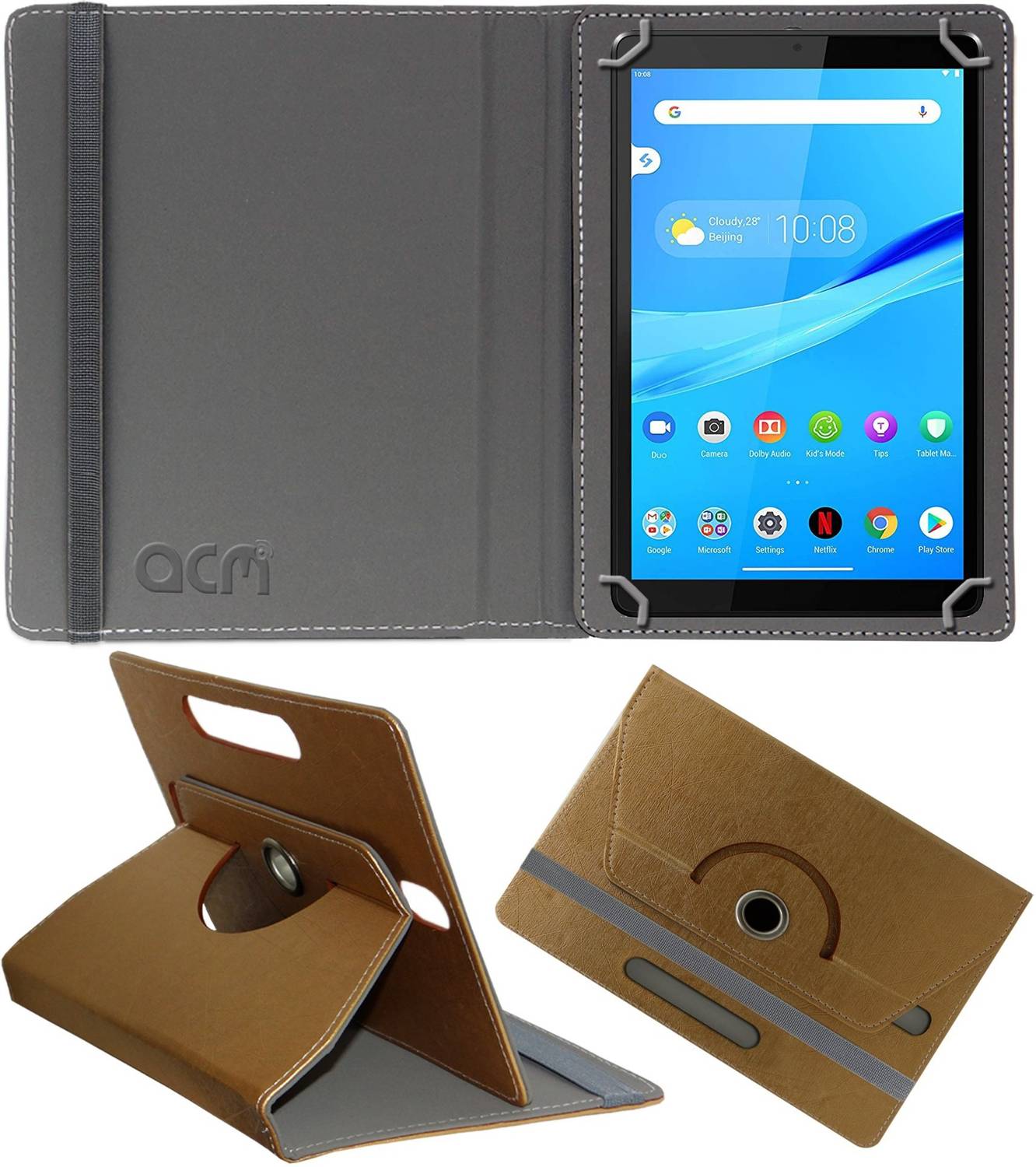 ACM Flip Cover for Lenovo Tab M8 2nd Gen 8 inch