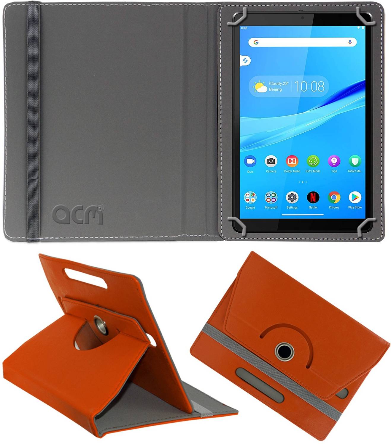 ACM Flip Cover for Lenovo Tab M8 Hd 2Nd Gen