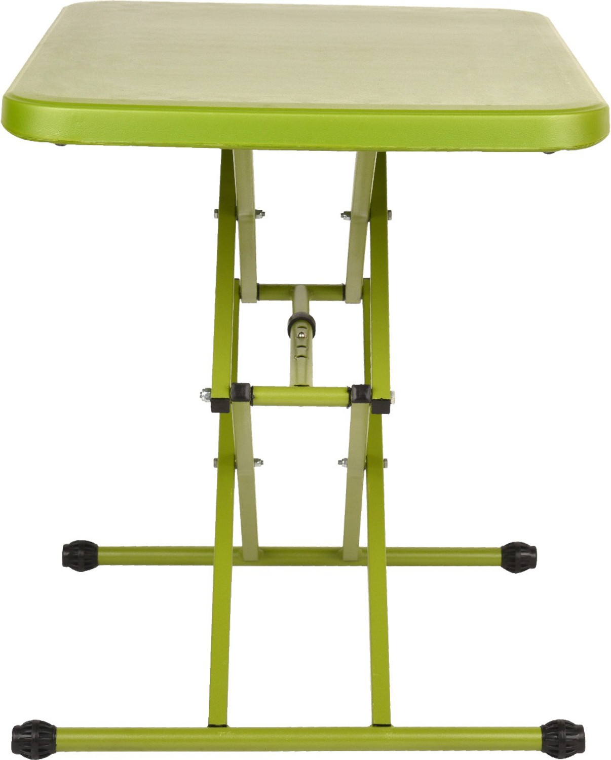 Image of Supreme Adjustable Multi-Purpose Plastic Table for Study,Dining & Outdoor (Folding Table, Rectangular,Mehendi Green Plastic Outdoor Table