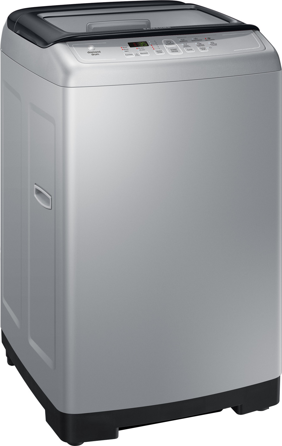 Image of Samsung 6.5 kg Diamond Drum feature Fully Automatic Top Load Washing Machine Silver