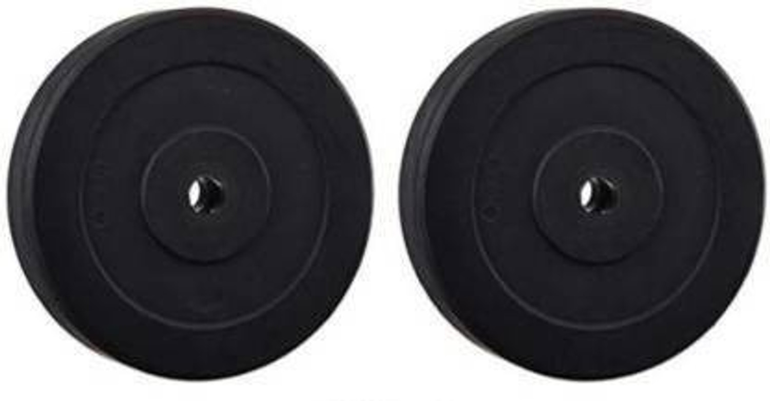 Image of Fit World 2 kg 1KG*2PIECE PVC PLATE Home Gym Combo