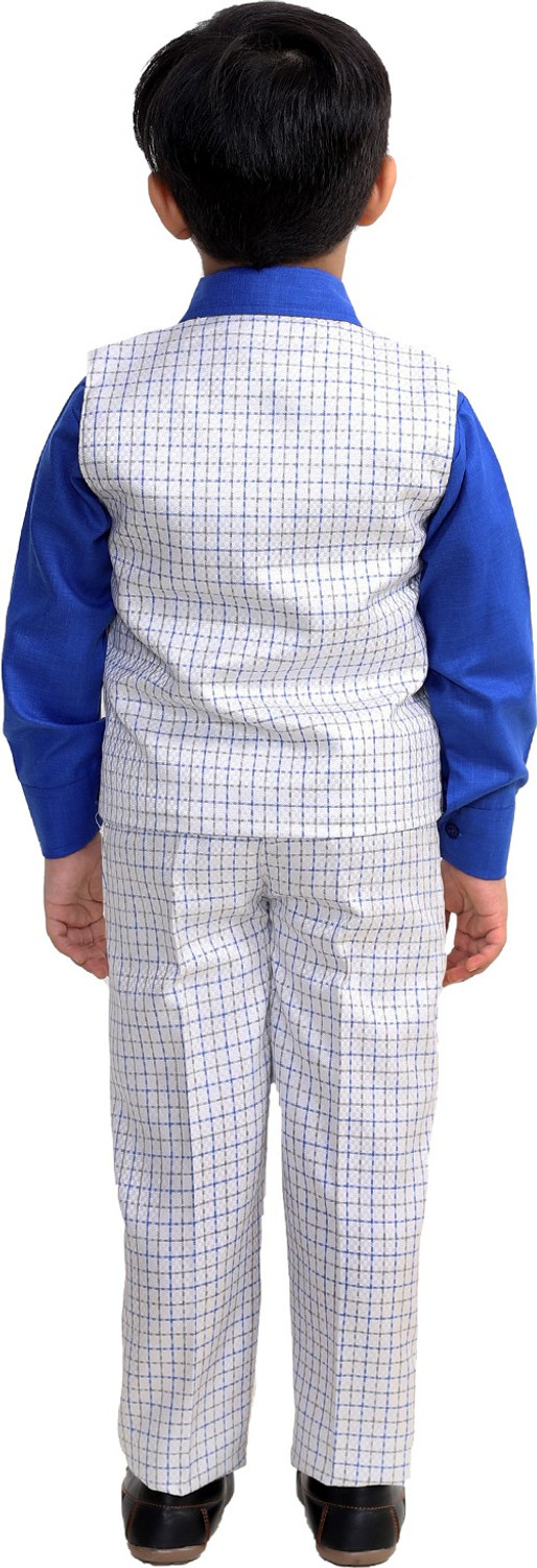 Image of Fourfolds Boys Party(Festive) Dress Shirt, Trouser, Waistcoat