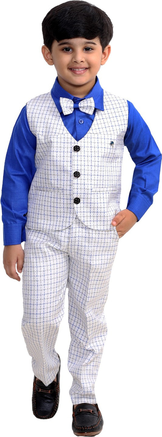 Image of Fourfolds Boys Party(Festive) Dress Shirt, Trouser, Waistcoat