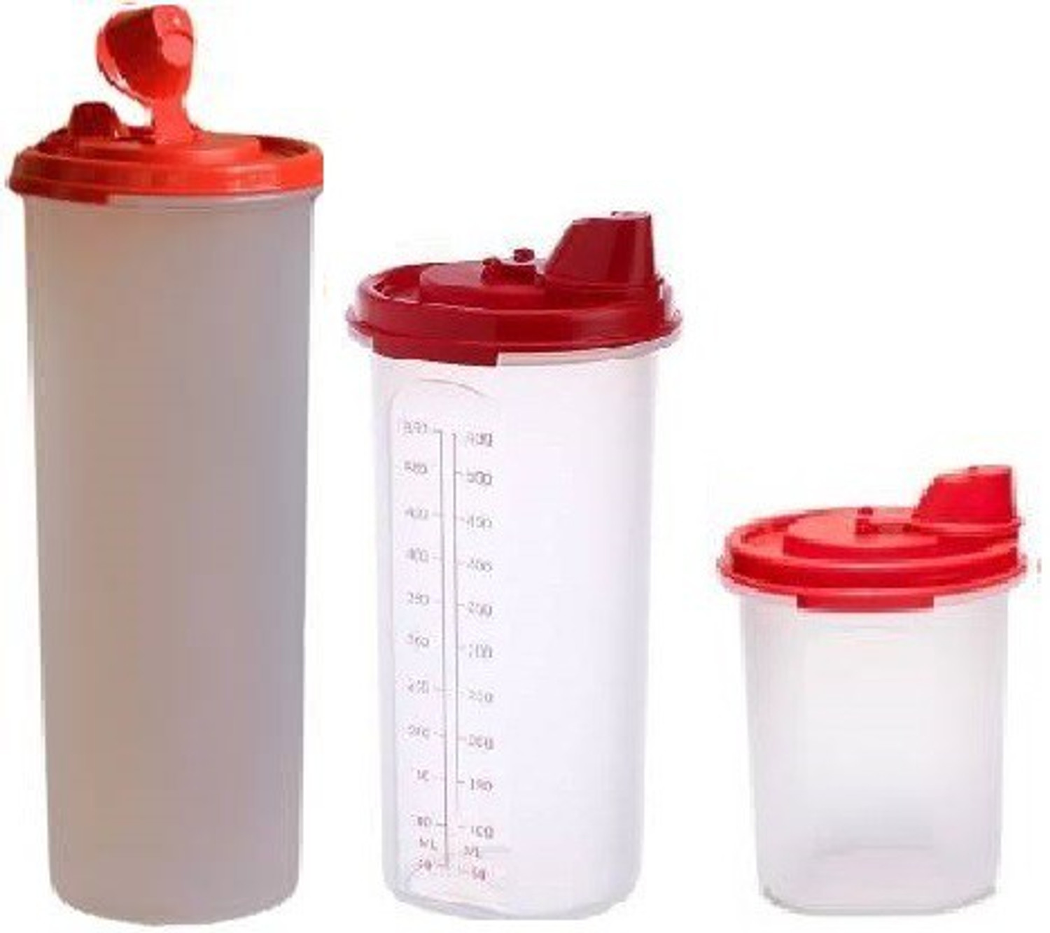 Image of TUPPERWARE 1100 ml, 650 ml, 440 ml Cooking Oil Dispenser (Pack of 3)