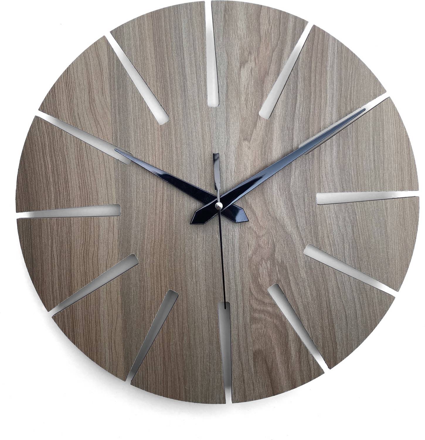 Flipkart Perfect Homes Analog 32 cm X 32 cm Wall Clock (Beige, Wi
