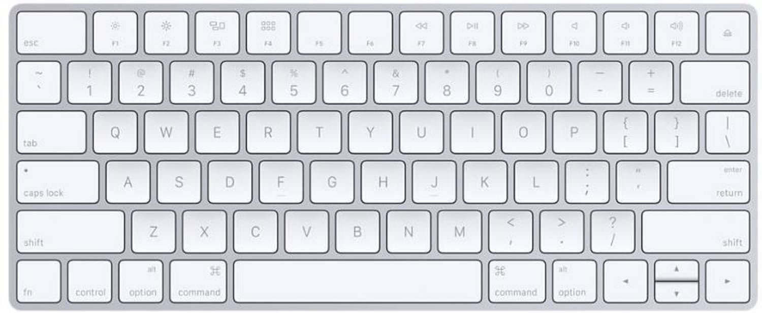 Apple Magic Keyboard MK2A3HN/A Bluetooth Laptop Keyboard - Apple