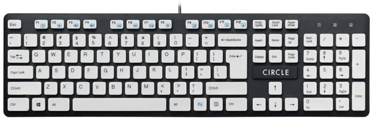 Circle C-23 Wired USB Laptop Keyboard Compatible with Desktop, La