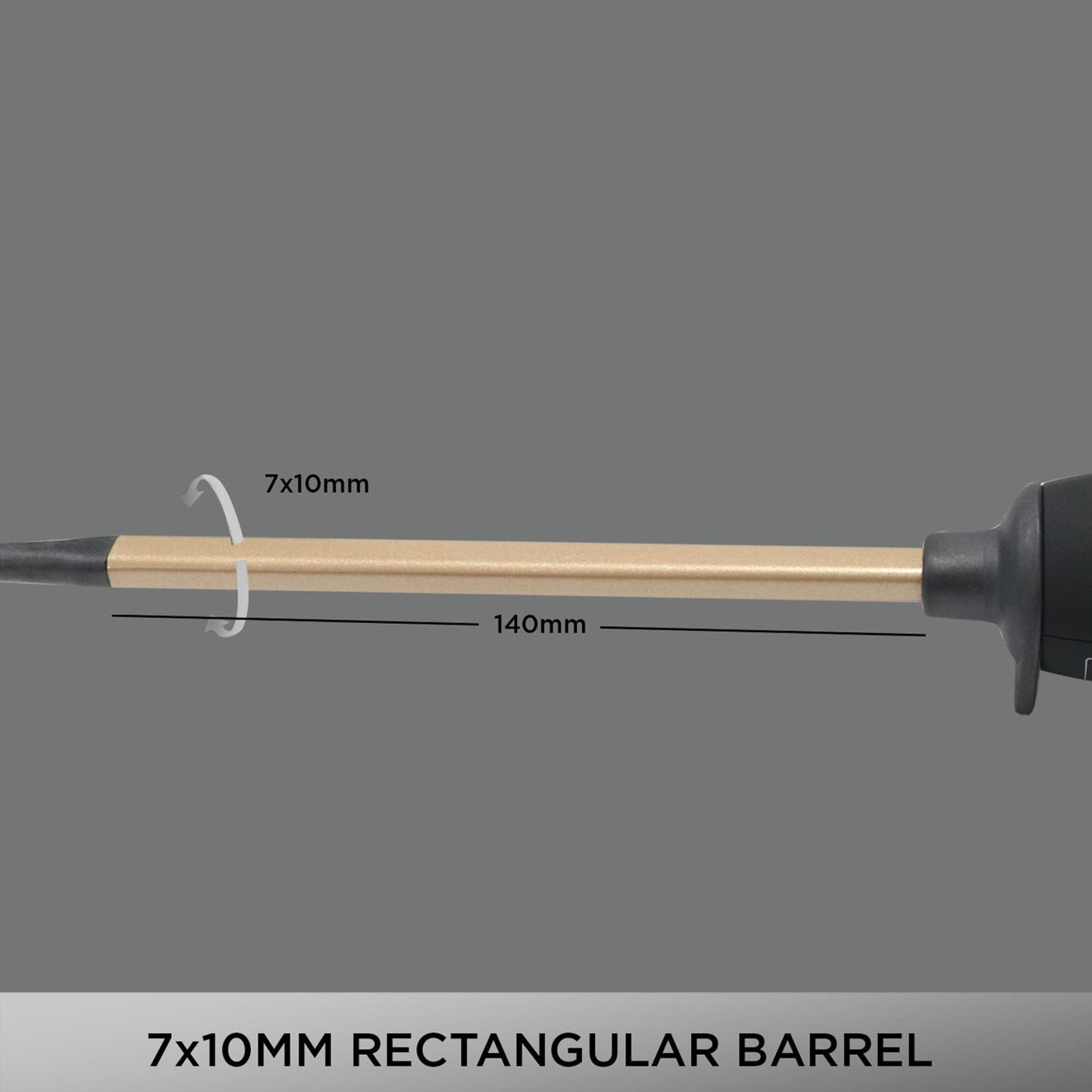 Image of VEGA Chopstick Rectangular with Ceramic Barrel 7x10 mm VHCS-01 Electric Hair Curler