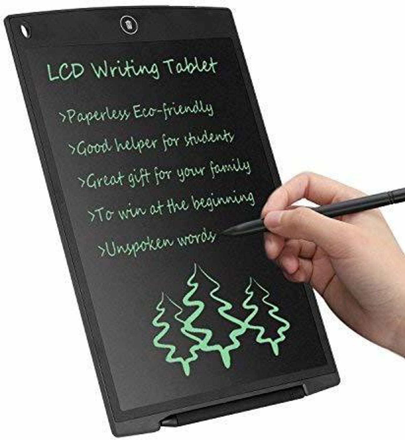 amesco High Quality 8.5 Inch Writing Tablet/Drawing Board/Doodle Board/Writing Pad with 2 Magnets- Reusable Portable Ewriter Educational Toys, Gift for Kids Student Teacher Adults