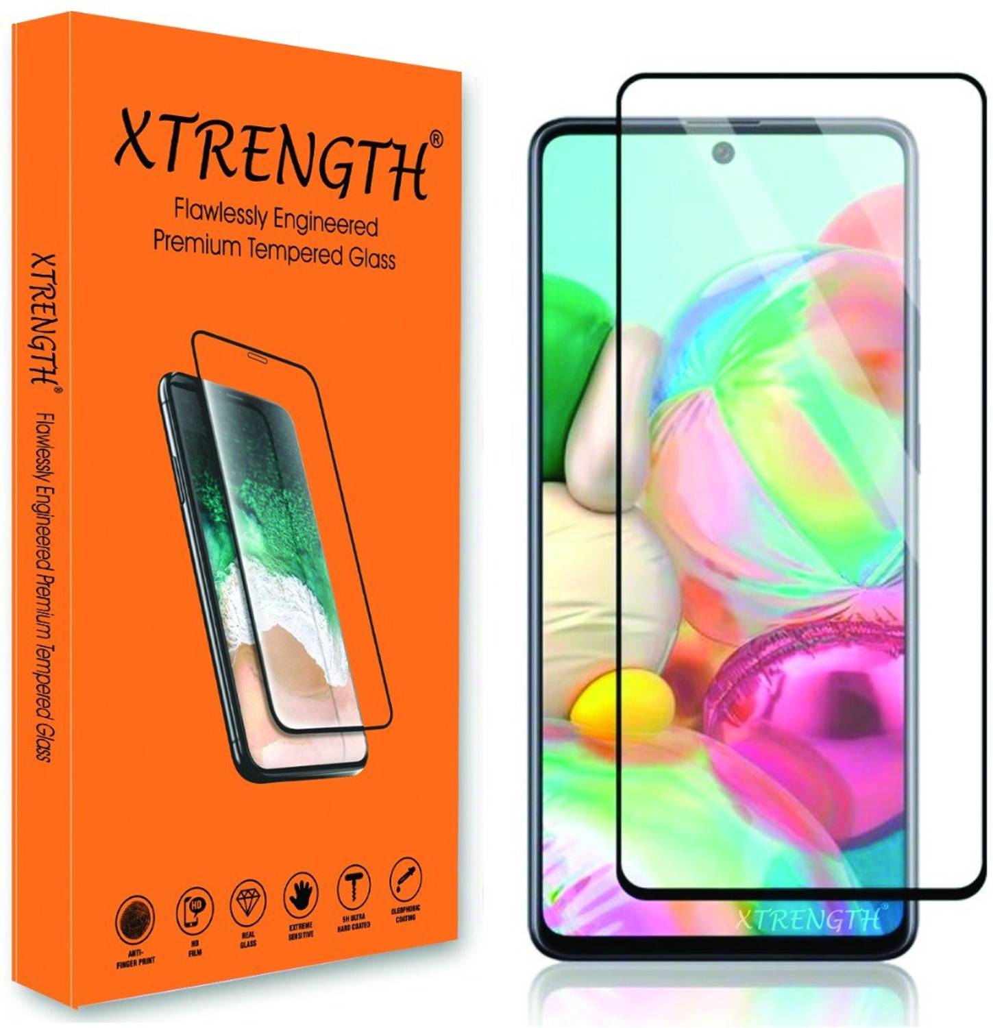 XTRENGTH Edge To Edge Tempered Glass for Motorola Edge 20 Fusion
