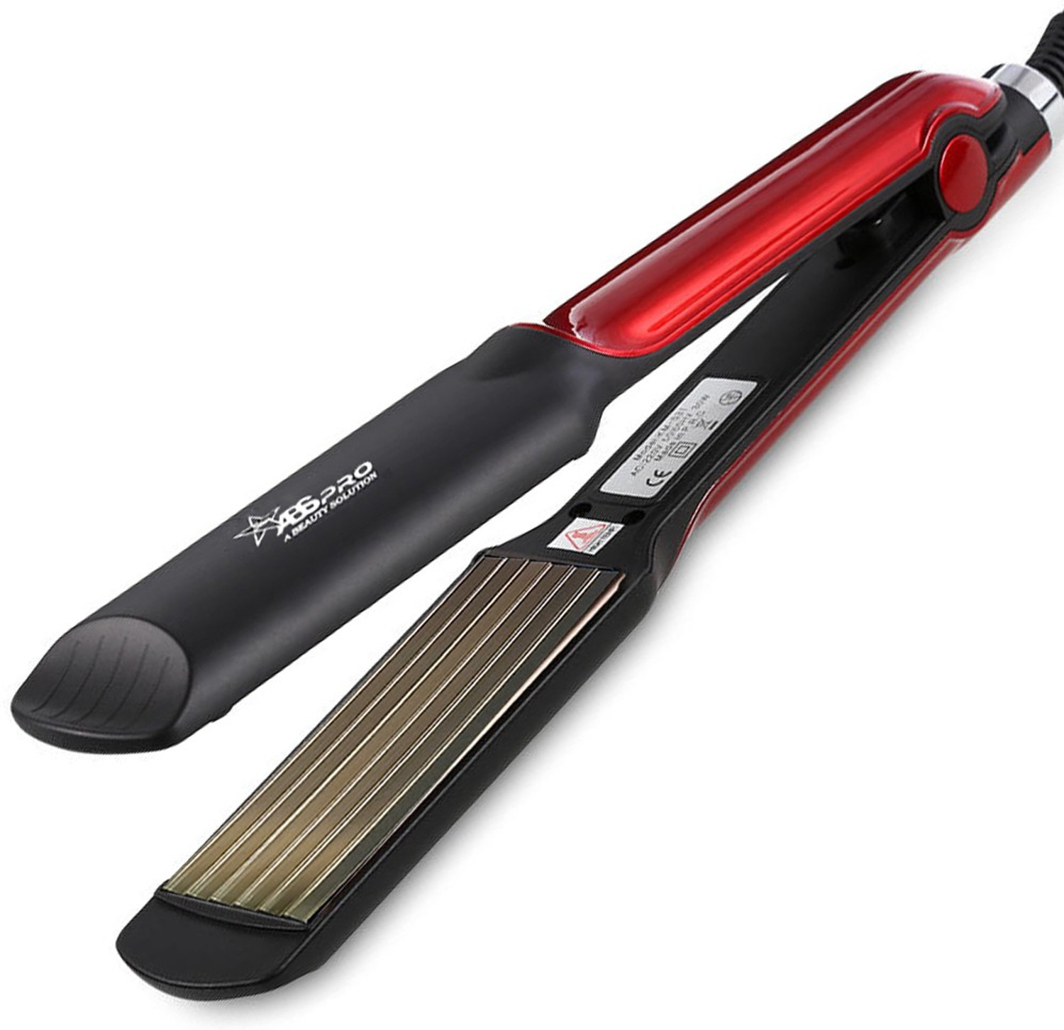 Image of Abs Pro Professional Feel Hair Crimper With 4 X Protection Coating Electric Hair Styler Hair Styler