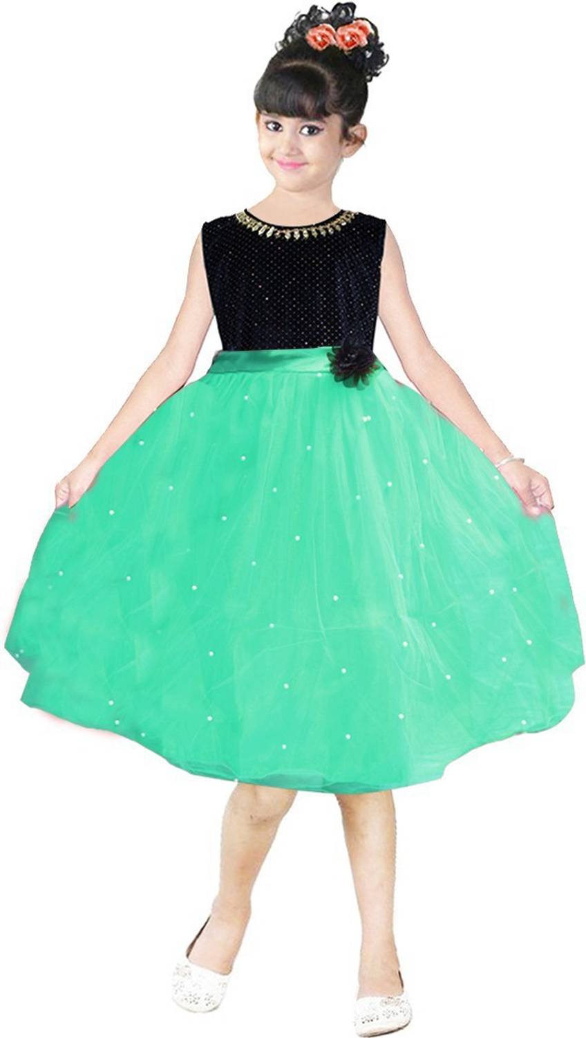 3SIX5 Girls Midi/Knee Length Party Dress