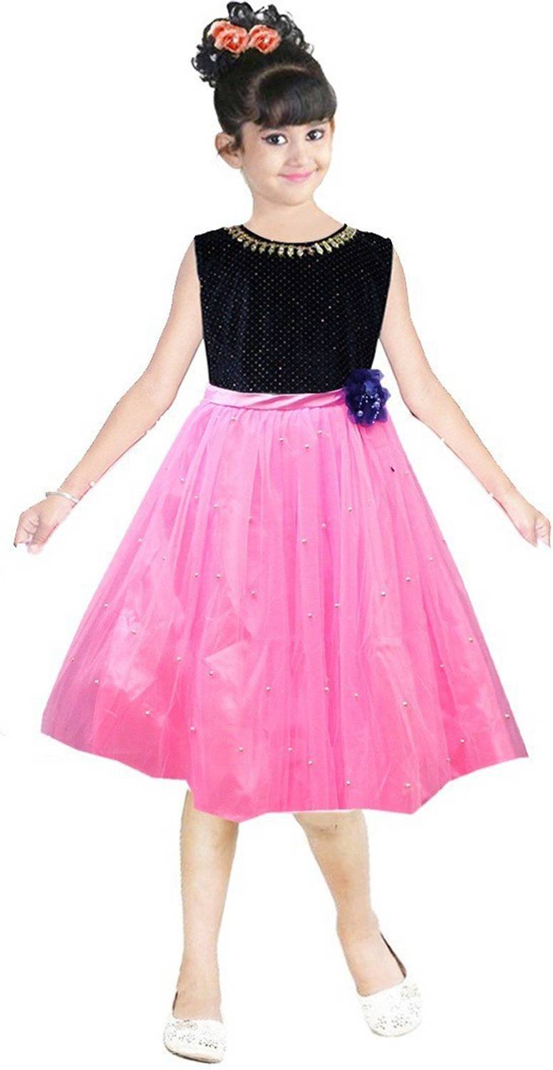 3SIX5 Girls Midi/Knee Length Party Dress