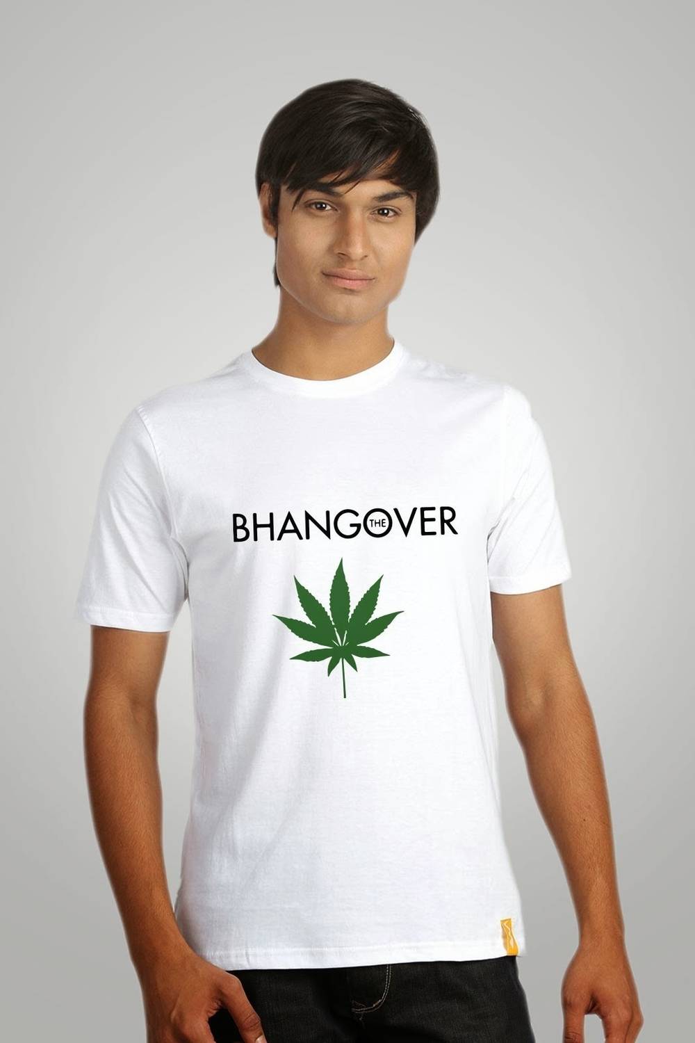 CAHOOT Printed Men Round Neck White T-Shirt