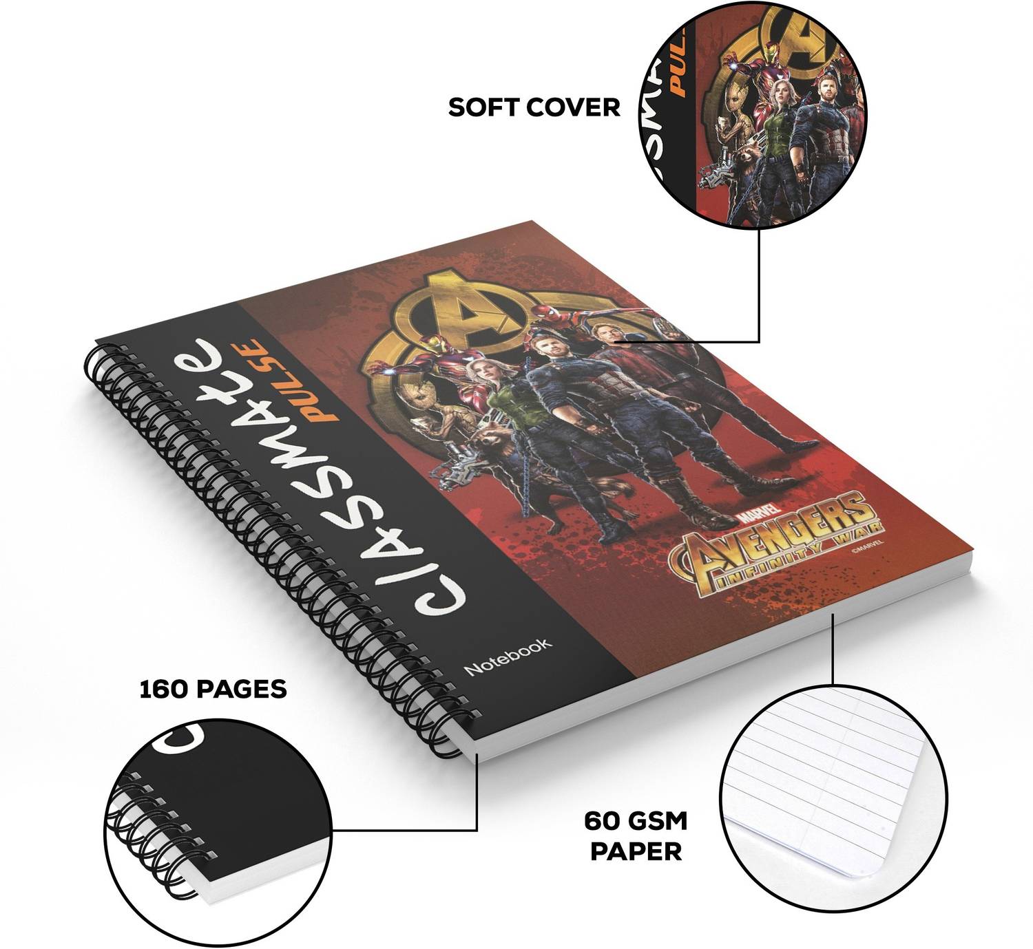 Classmate Pulse 1 Subject Notebook 160 Pages - Image 4