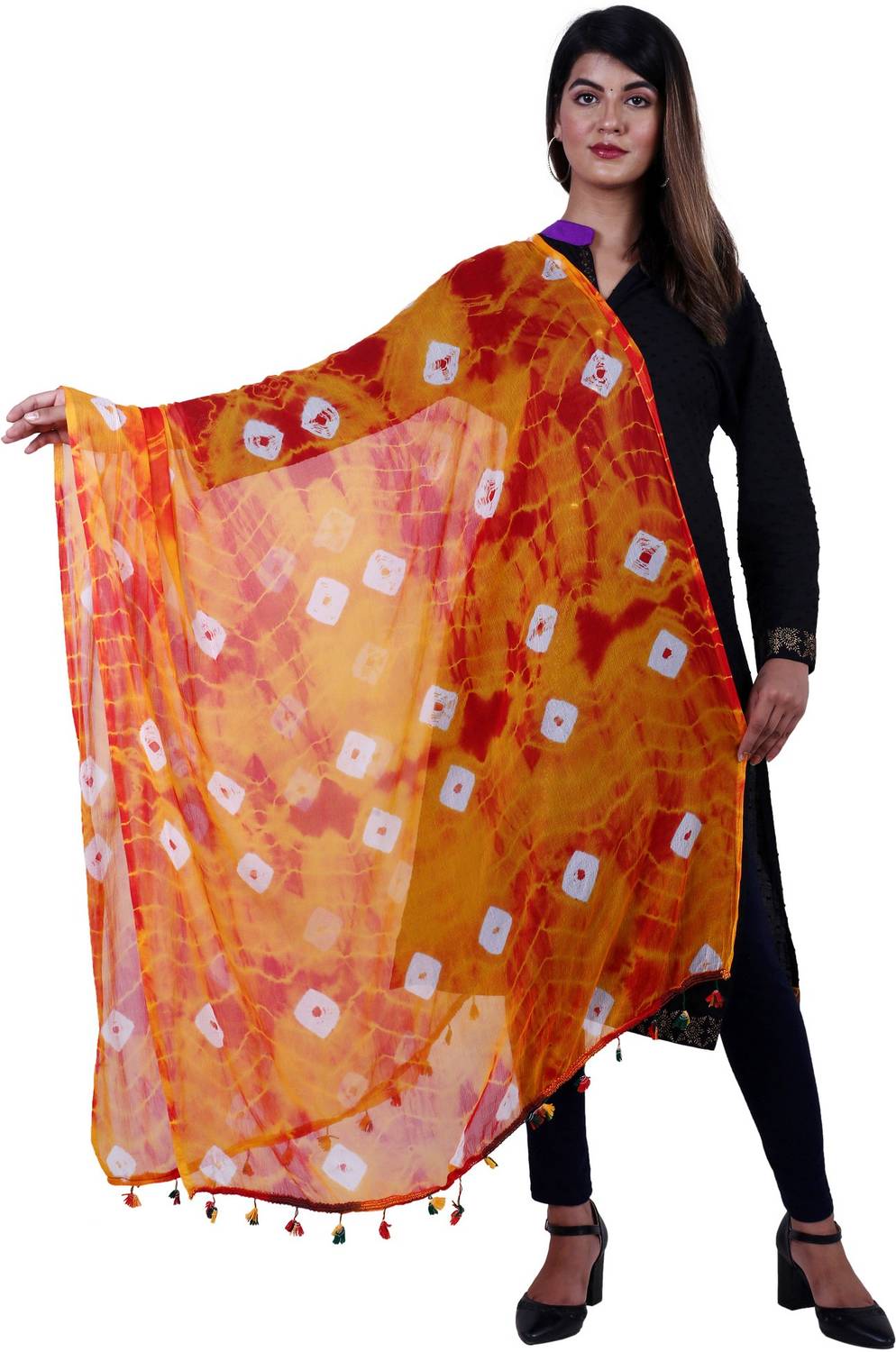 AARAV Chiffon Printed Women Dupatta