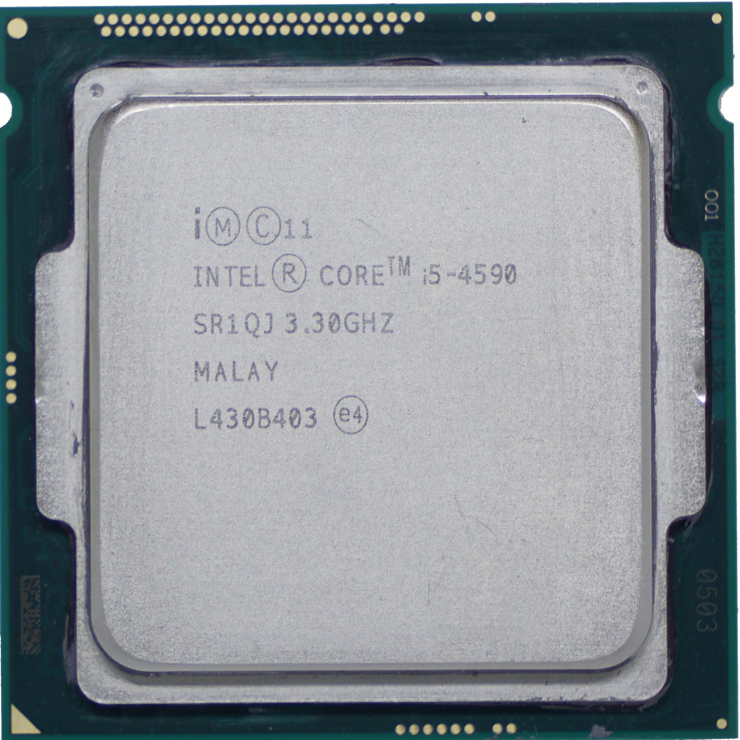 Image of Intel CORE I5 4590 ( 4TH GENERATION ) PROCESSOR 3.3 GHz Upto 3.7 GHz LGA 1150 Socket 4 Cores 4 Threads 6 MB Smart Cache Desktop Processor
