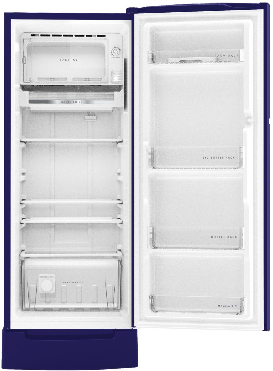Image of Whirlpool 207 L Direct Cool Single Door 5 Star Refrigerator with Base Drawer