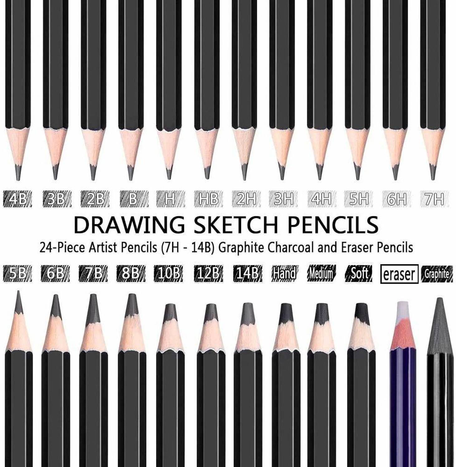 Definite Art 35-Piece Sketching & Drawing Tool Kit - Image 3