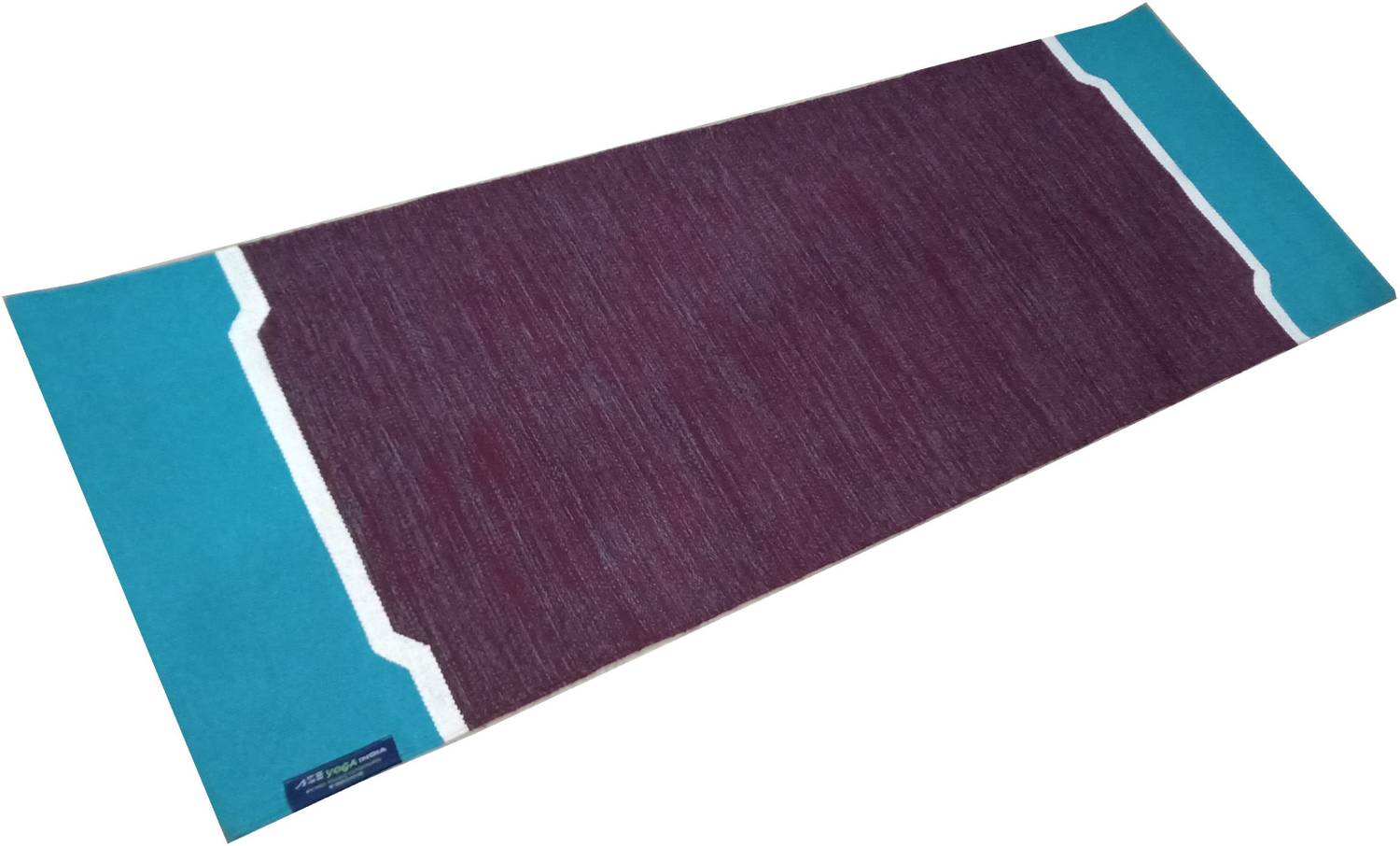 ASE YOGA INDIA COTTON YOGA MAT CROSSOVER LINE 5 mm Yoga Mat