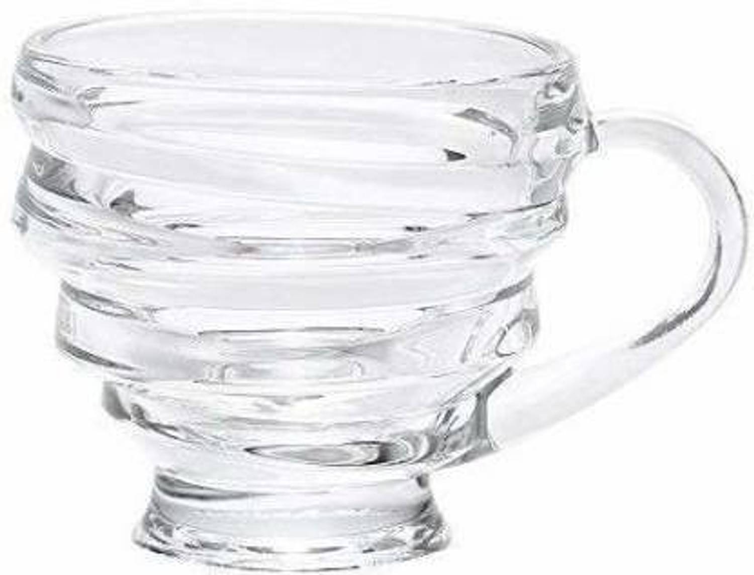BuyOnTrendy (Pack of 6) glass tea and coffee Glass Water/Juice Glass