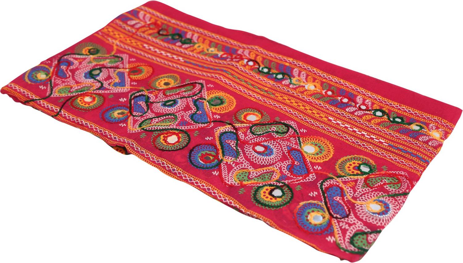 raj-rajeshwari collection Cotton Blend Embroidered Women Dupatta