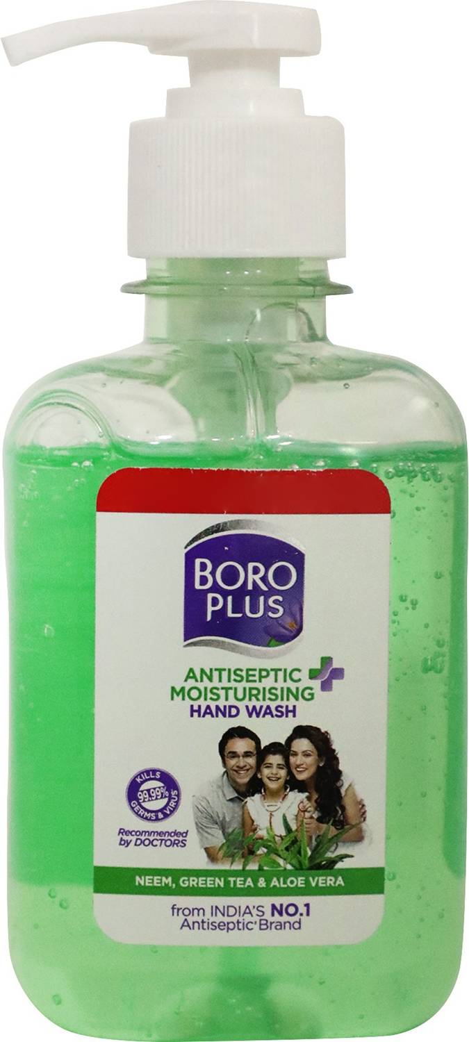 BOROPLUS Antiseptic Plus Moisturising Hand Wash Pump Dispenser