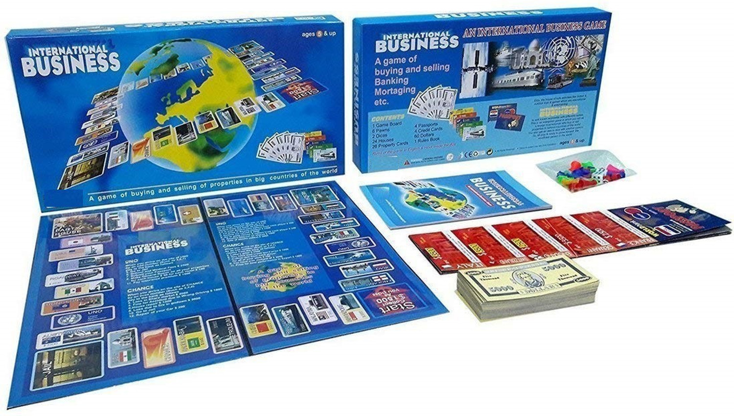 Image of JMD Creation goal UG International Business A Board Game. Kids Toys Games, Bonanza Game of Money Party & Fun Games Board Game Board Game Accessories