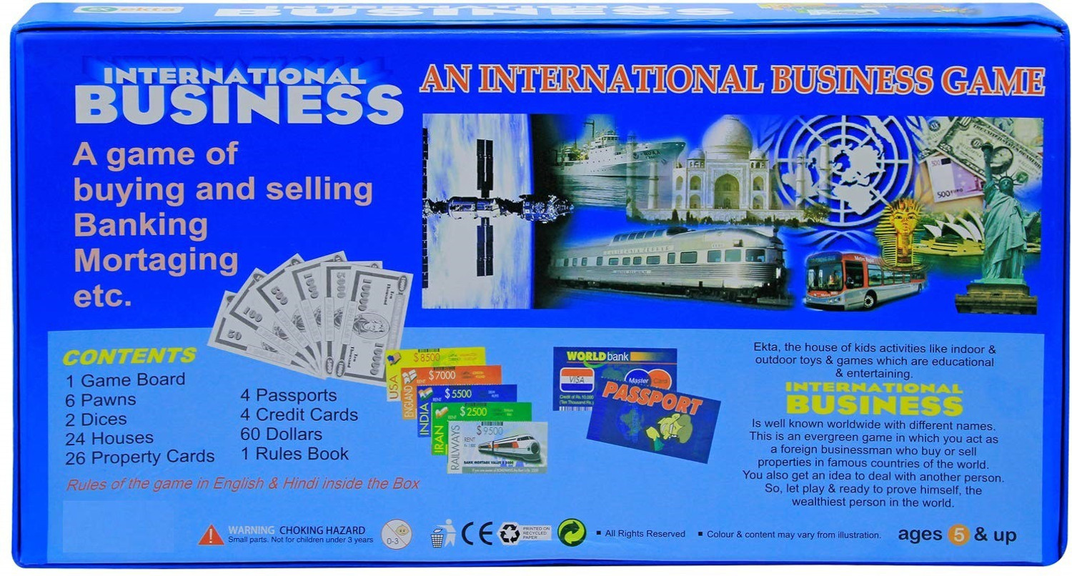 Image of JMD Creation goal UG International Business A Board Game. Kids Toys Games, Bonanza Game of Money Party & Fun Games Board Game Board Game Accessories