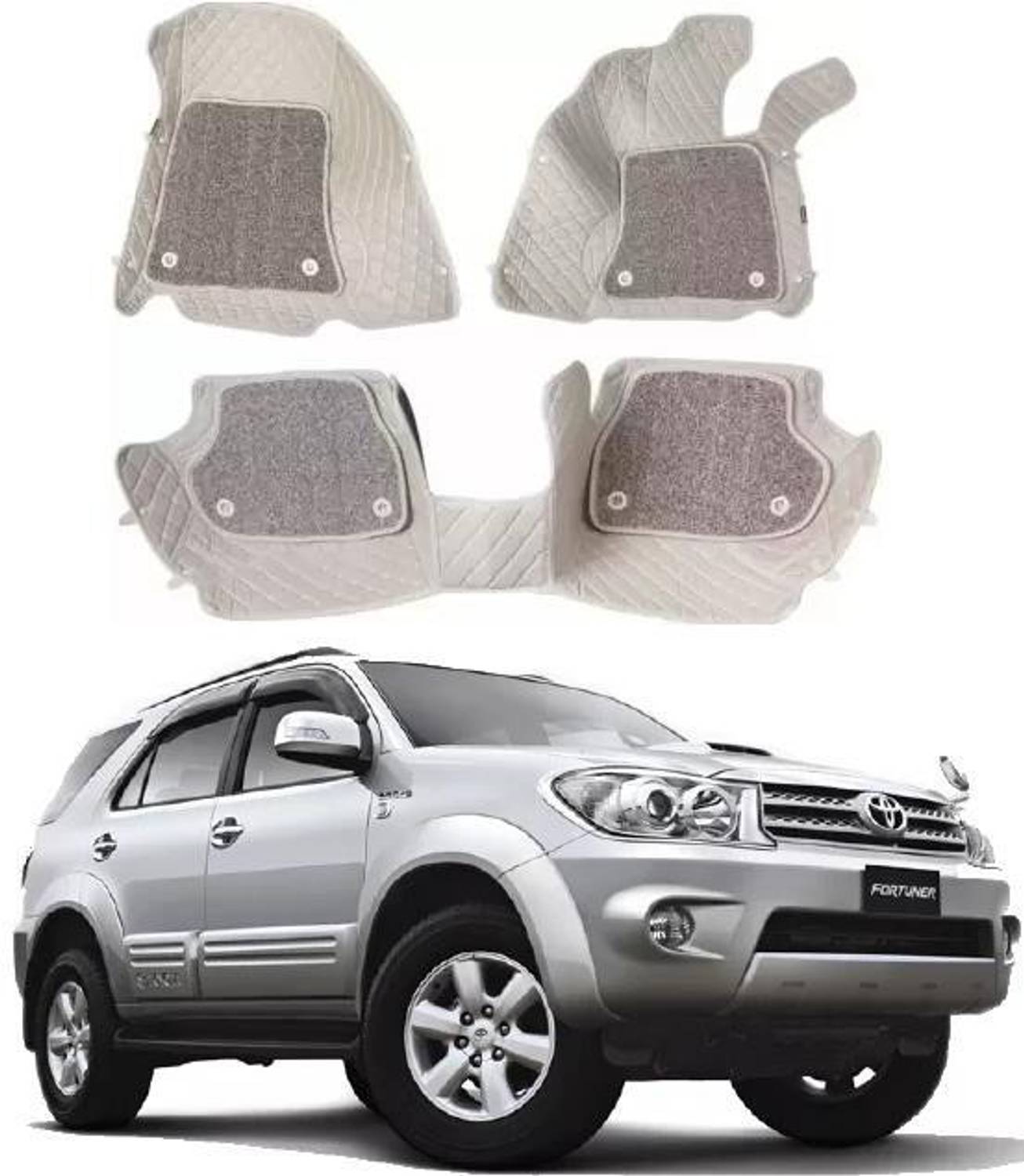 arneja trading company Leatherite 7D Mat For Toyota Fortuner Old