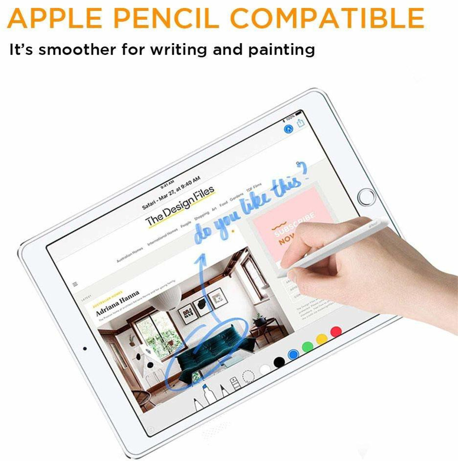 Image of Mersal Tempered Glass Guard for APPLE iPad 9th Gen 10.2 inch