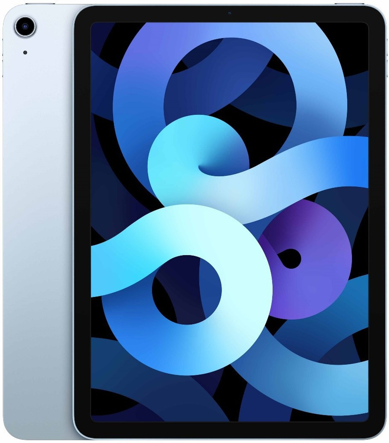 Image of Apple iPad Air (4th Gen) 64 GB ROM 10.9 inch with Wi-Fi Only A14 Bionic Chip (Sky Blue)