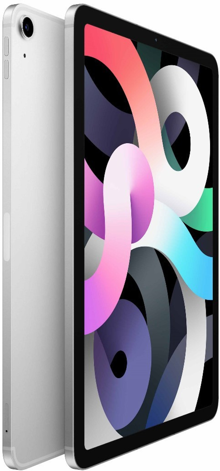Image of Apple iPad Air (4th Gen) 64 GB ROM 10.9 inch with 4G A14 Bionic Chip (Silver)