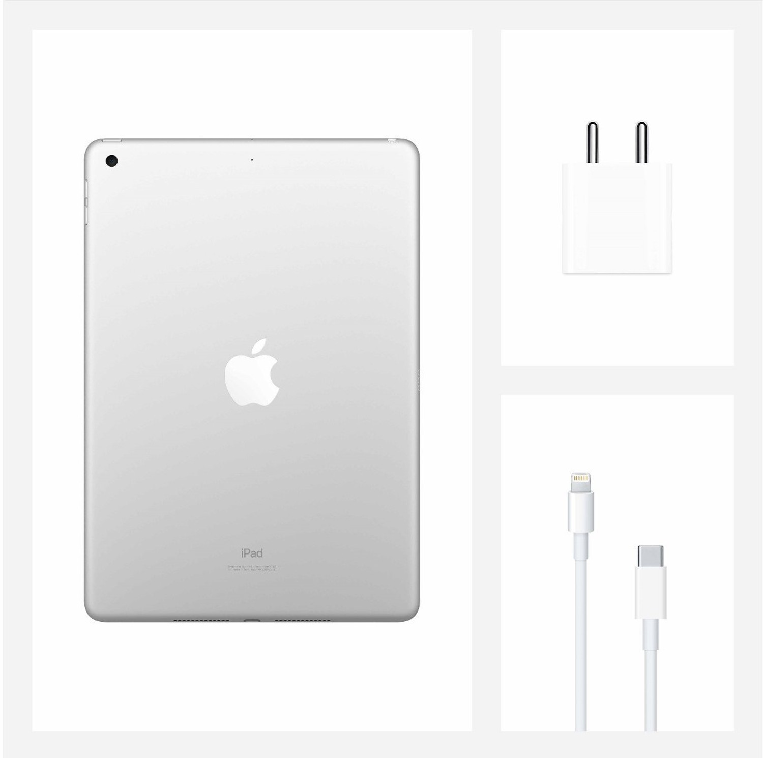 Image of Apple iPad (8th Gen) 128 GB ROM 10.2 inch with Wi-Fi Only A12 Bionic chip with Neural Engine (Silver)