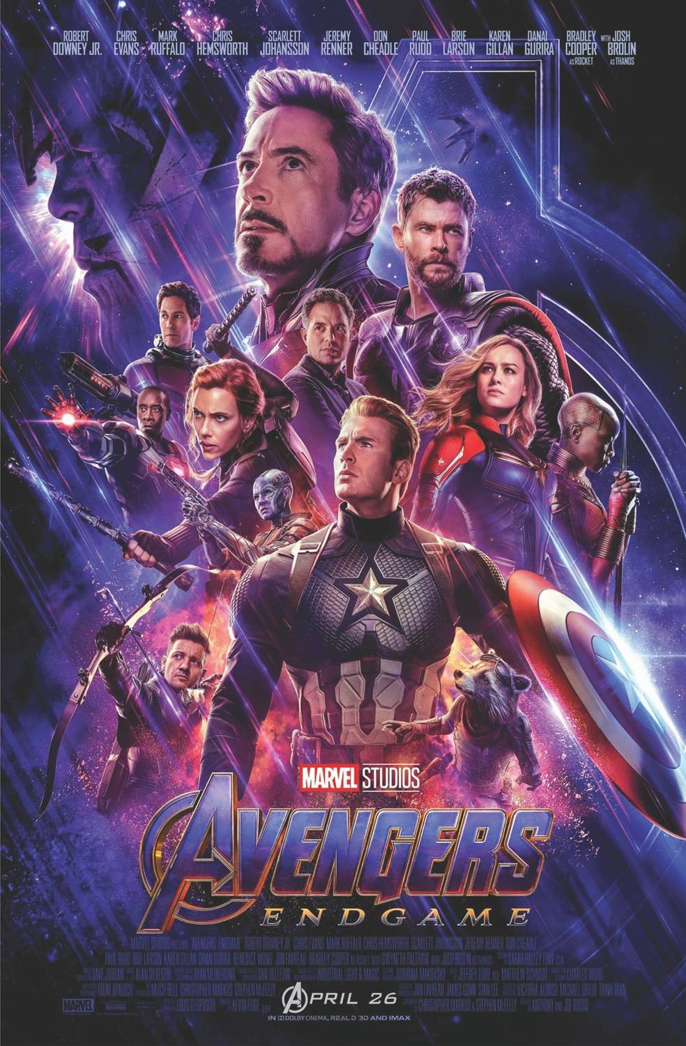 Avengers Endgame Paper Print