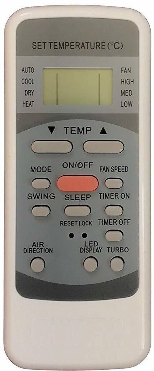 HDF AC Remote Control Compatible For Split Window AC Blue Star Onida Voltas Godrej Remote Controller