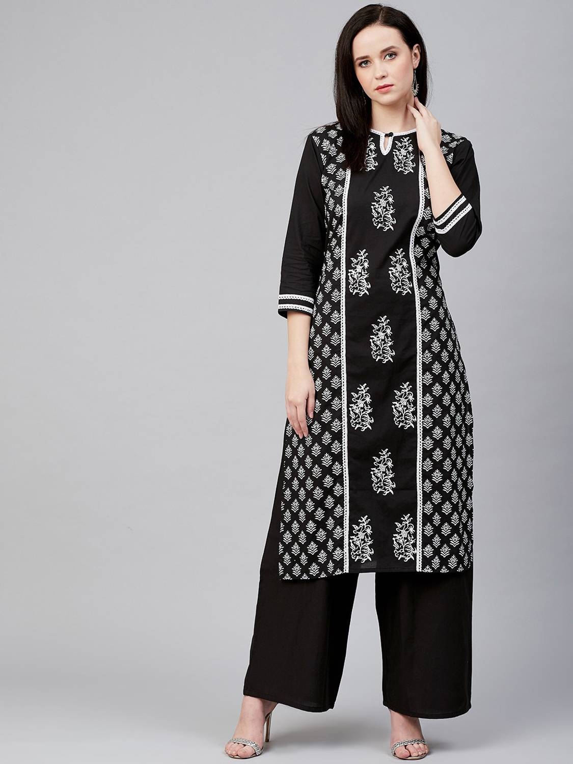 Bhama COUTURE Women Kurta Palazzo Set