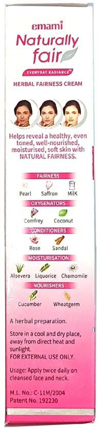 Emami Naturally Fair Everyday Radiance Fairness Cream - Image 3