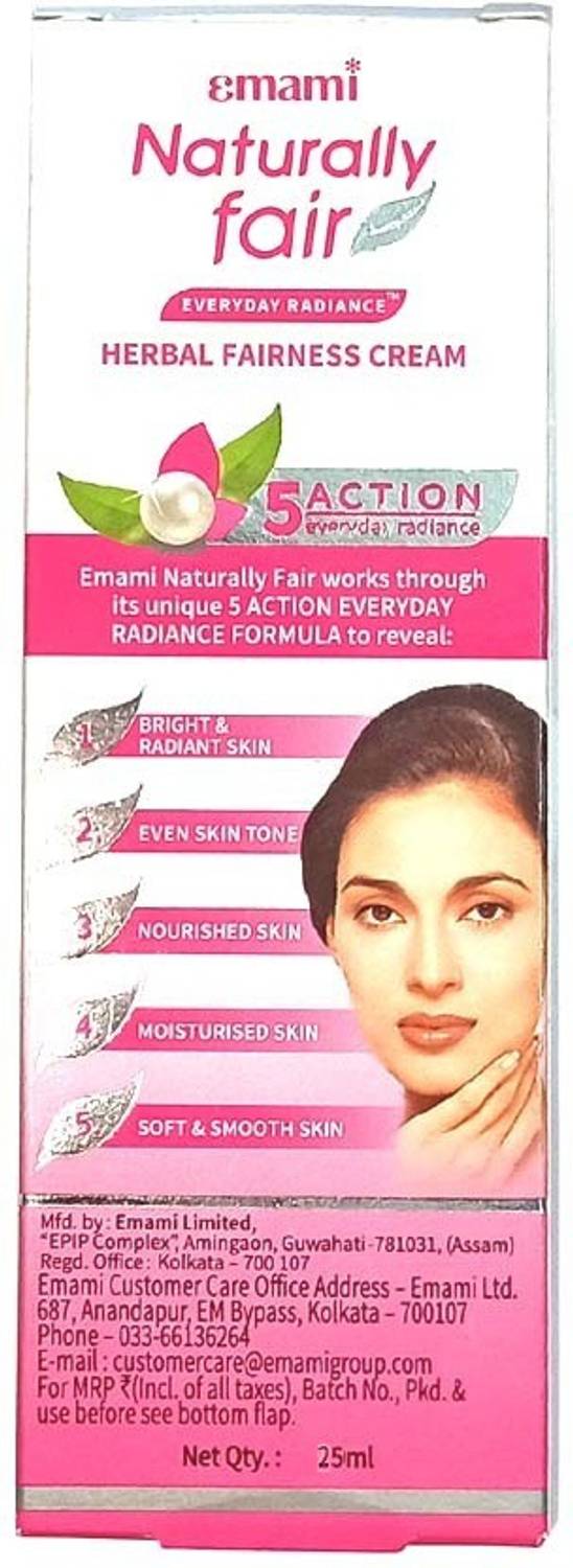 Emami Naturally Fair Everyday Radiance Fairness Cream - Image 2