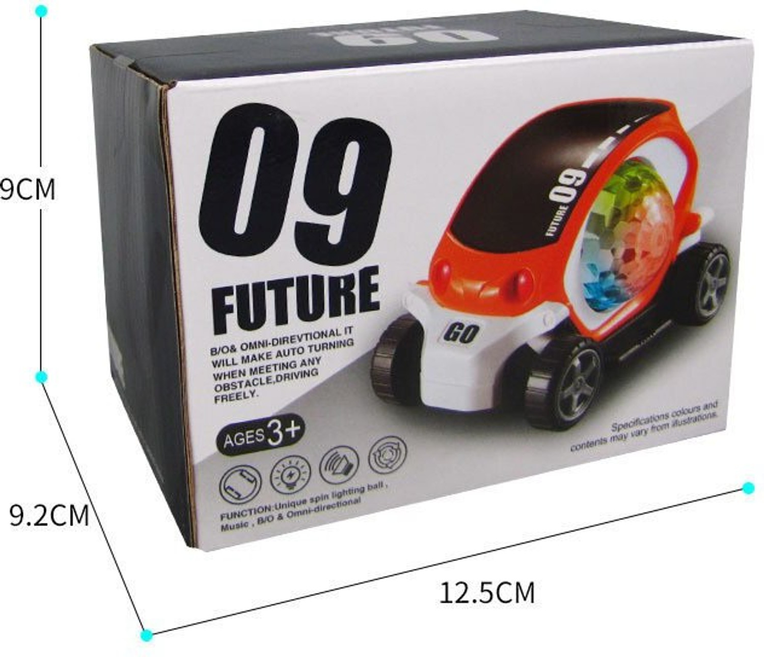 Image of LooknlveSports Best Buy 09 Stant Car |Rotate 360 |With Multicolor led Flashing Light| Music |Learning /educational |3+ Years Kids Gifts