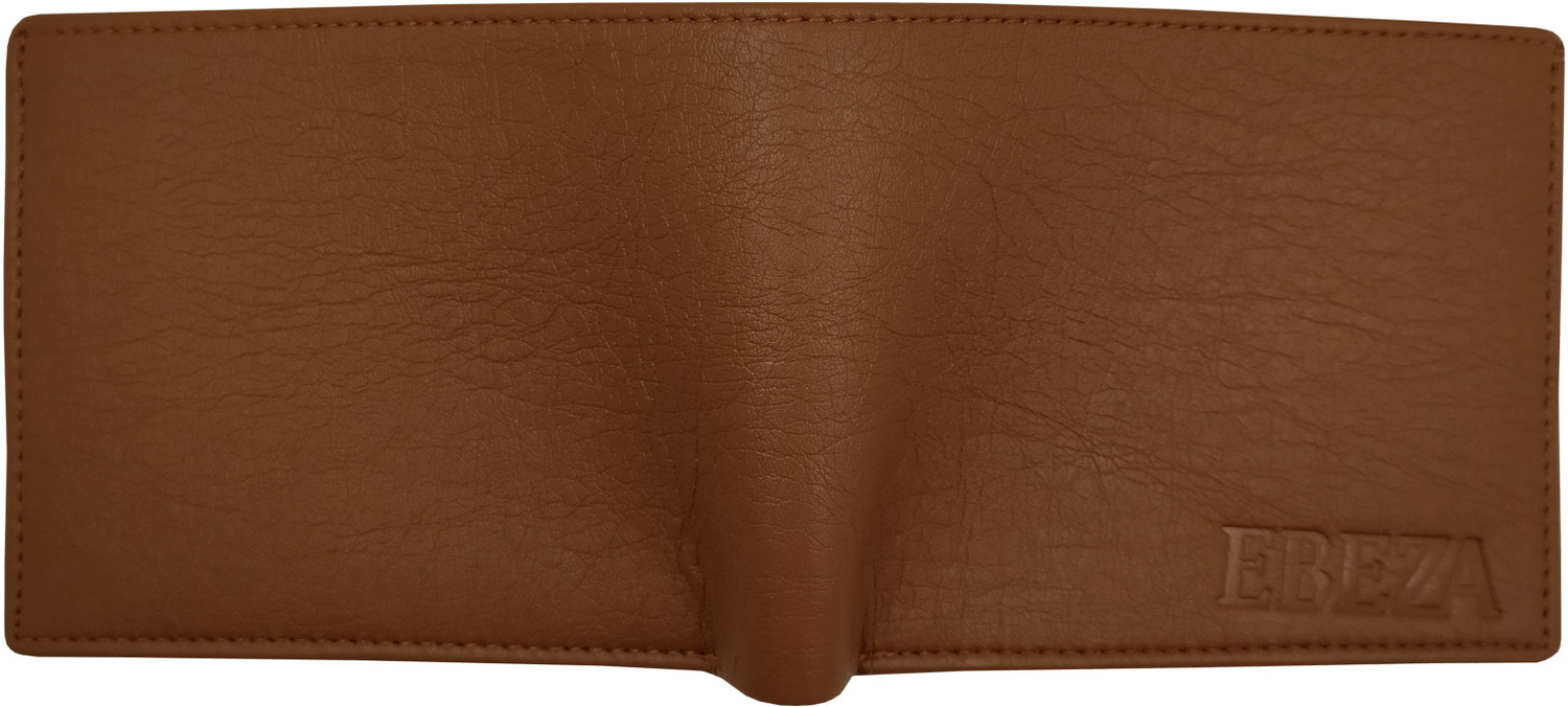 Image of EBEZA Men Casual Tan Artificial Leather Wallet - Mini (5 Card Slots)
