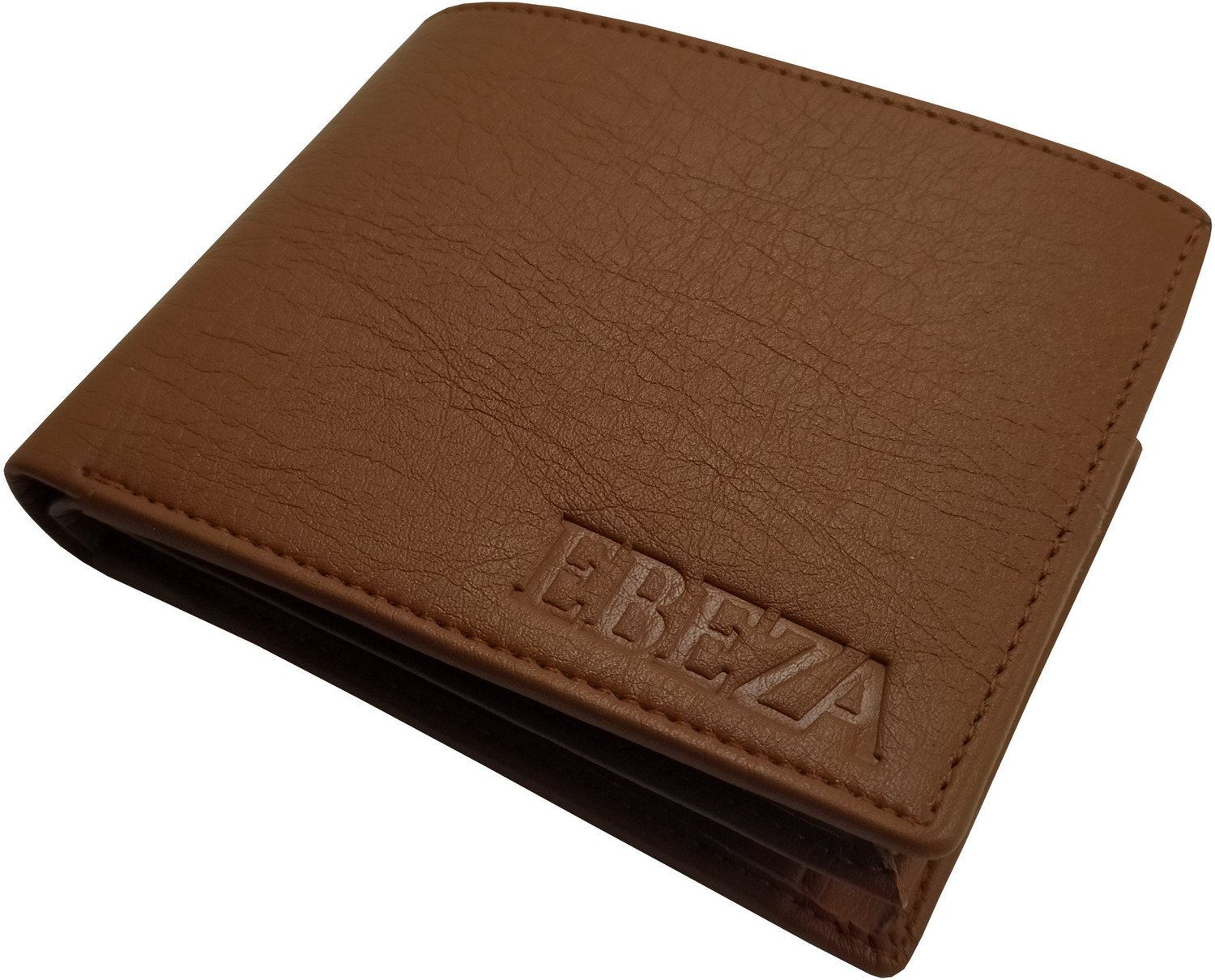Image of EBEZA Men Casual Tan Artificial Leather Wallet - Mini (5 Card Slots)