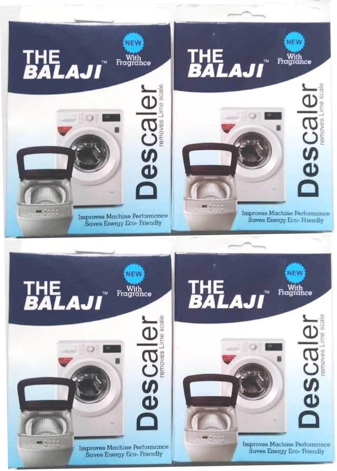 THE BALAJI Descaling Powder for Washing Machines (Scalegon) (400GM) 4 PACKET ) Dishwashing Detergent