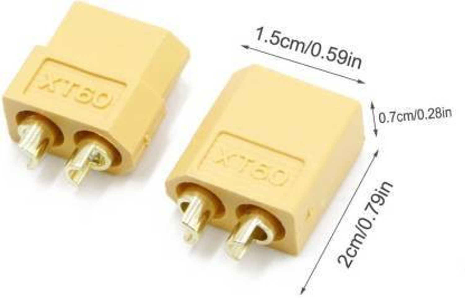 Image of Stookin XT60 Male Female Bullet Connector Plug for Lipo Battery RC Drone FPV Racing Multi Rotor Electronic Components Electronic Hobby Kit Power Supply Electronic Hobby Kit