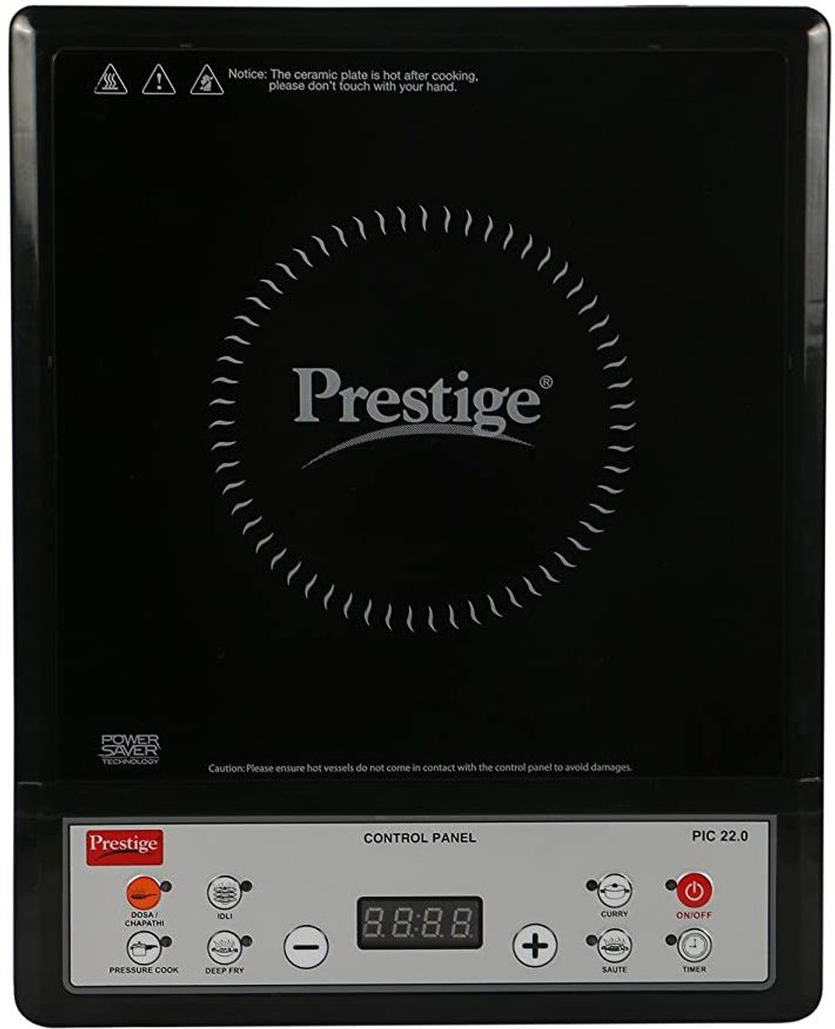 Image of Prestige 1200 W Induction Cooktop Push Button